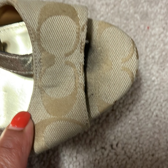 Authentic Coach Wedges in good used condition - Picture 7 of 7